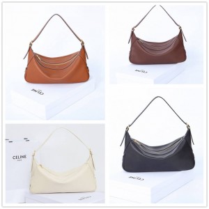 Celine 197443 ROMY Medium Soft Cow Leather Handbag