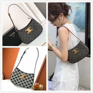 Celine 115702 TILLY Medium Logo Printed Handbag 115703