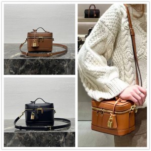 Celine 119463 Leather Makeup Bag