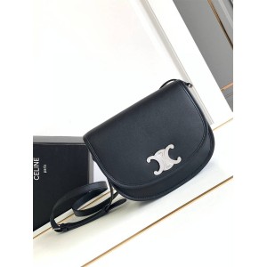 Celine 114453 BESACE TRIOMPHE Medium Handbag Saddle Bag