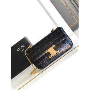 Celine 115203/197993 CLAUDE glitter chain bag