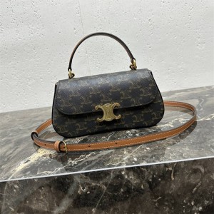 Celine 119532 TEEN LOLA logo printed handbag 119533