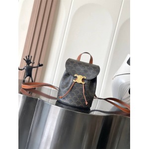 Celine 118702 BONNIE Logo Printed Backpack 118703