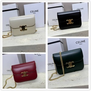 Celine 113583 COLLEGE TRIOMPHE Chain Bag