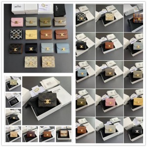 Celine 10D782/10D783 TRIOMPHE Small Flip Wallet