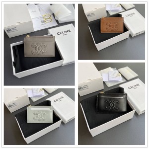 Celine 10K583 Zipper Card bag
