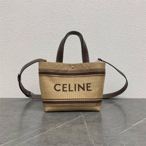 Celine 116992 woven tote bag shopping bag