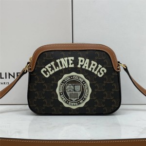 celine COLLEGE small logo print camera bag 191522