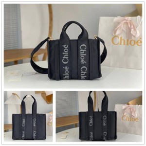 CHLOE CHC23WS397L41/CHC23WS383L41/CHC23WS382L41 WOODY Nylon Tote Bag