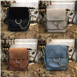 Chloe official website classic suede small/large Faye backpack
