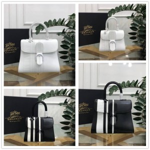 Delvaux Brillant BOX Mini/Medium Triple Animal Pattern Handbag