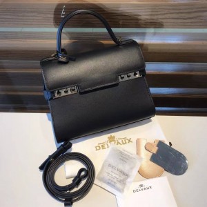 Delvaux Tempete PM swift calf leather handbag