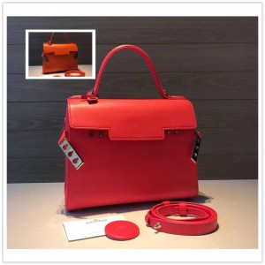 Delvaux Tempete MM swift calf leather medium handbag