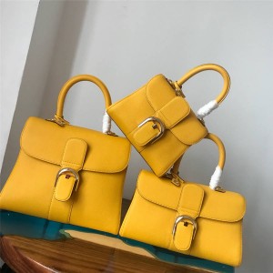 Delvaux official website handbag new togo leather Brillant handbag