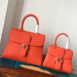 Delvaux official website handbag new color togo original leather Brillant handbag