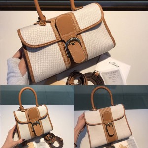 Delvaux new woven silk and linen Brillant handbag