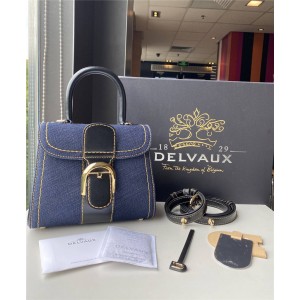 Delvaux denim Brillant MINI handbag