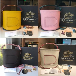 Delvaux mini Pin D-shaped bucket bag