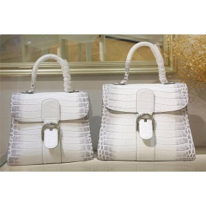 Delvaux Himalayan Crocodile Brillant Tote