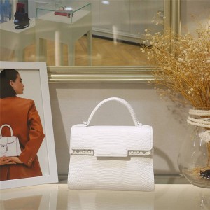 Delvaux lizard-print Temppete MINI handbag