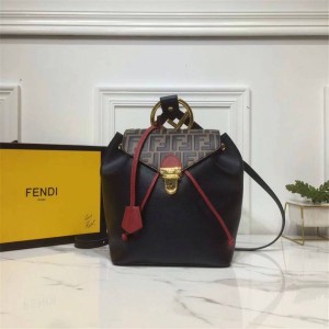 FENDI Women's CONTINENTAL FF Graphic Drawstring Backpack 8BZ043