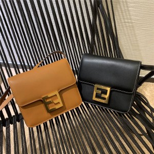 FENDI New Leather FAB Tofu Bag Crossbody Bag 8BT327