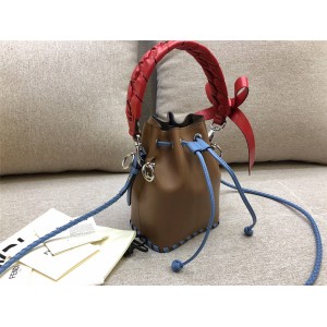 FENDI official website woven trim mon tresor bucket bag