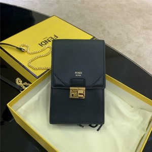 FENDI Women's Bag New KAN U Vertical Chain Wallet Phone Bag 8M0436