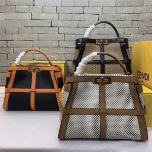 Fendi new peekaboo medium hollow shoulder bag