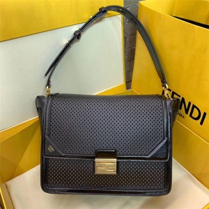 Fendi new large cross-body bag in hollow calfskin KAN U