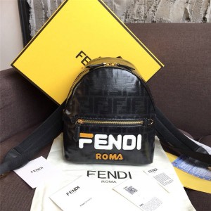 FENDI new colorblock letter LOGO backpack 7VZ042 / 8BZ036