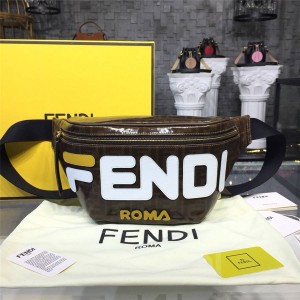 New collage letters FENDI and FILA joint series belt bag 8BM006