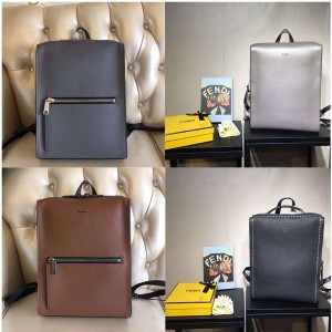 FENDI Men's Catwalk New Selleria Leather Backpack 7VA2022