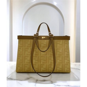 fendi PEEKABOO X-TOTE canvas handbag shopping bag 8BH374
