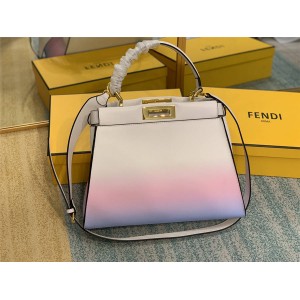fendi new gradient color print PEEKABOO ICONIC medium handbag