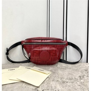 fendi men's FF pattern glazed waist bag chest bag 7VA446