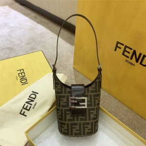 fendi official website FF graphic print vintage shoulder bag