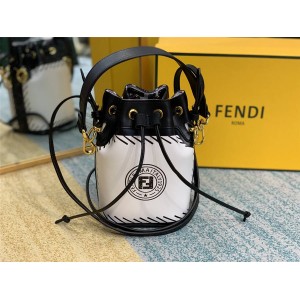 FENDI California Sky Stamp MON TRESOR Bucket Bag