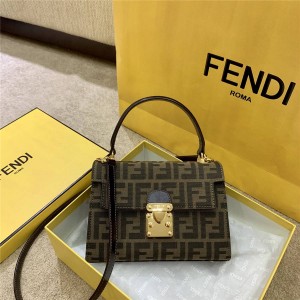 fendi new female bag vintage old flower kelly messenger bag