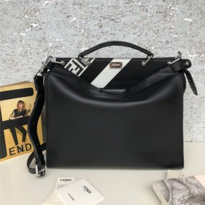 FENDI men's bag PEEKABOO ICONIC FIT Selleria handbag briefcase 7VA406