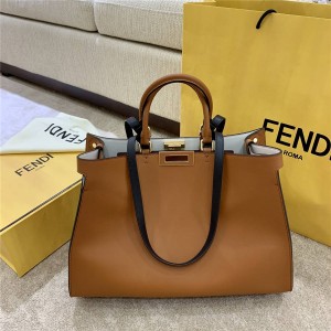 fendi new female bag leather Peekaboo X-Lite handbag shopping bag