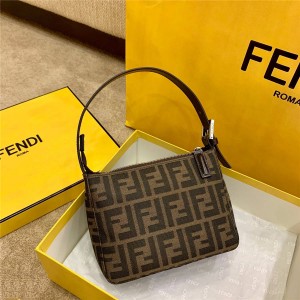 FENDI new middle age series old flower handbag