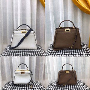 FENDI new female bag PEEKABOO outer stitching handbag