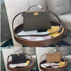 FENDI PEEKABOO ISEEU EAST-WEST leather handbag 8BN323