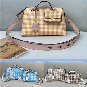 FENDI Check Print BY THE WAY Mini Handbag 8BL145