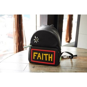Fendi official website unisex backpack nylon stitching leather bag