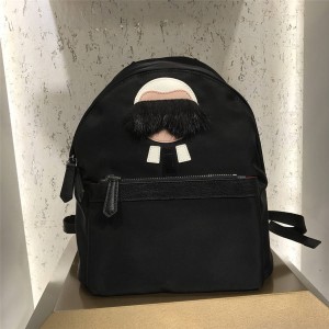 Fendi classic Galeries Lafayette waterproof canvas backpack