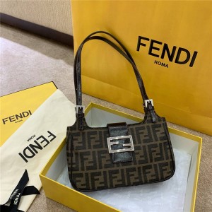 fendi official website double F Logo old flower shoulder bag