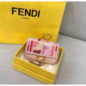 FENDI official website NANO BAGUETTE charm bag decoration 7AR844