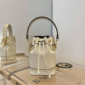 FENDI MON TRESOR metal stitching mini handbag bucket bag 8BS010